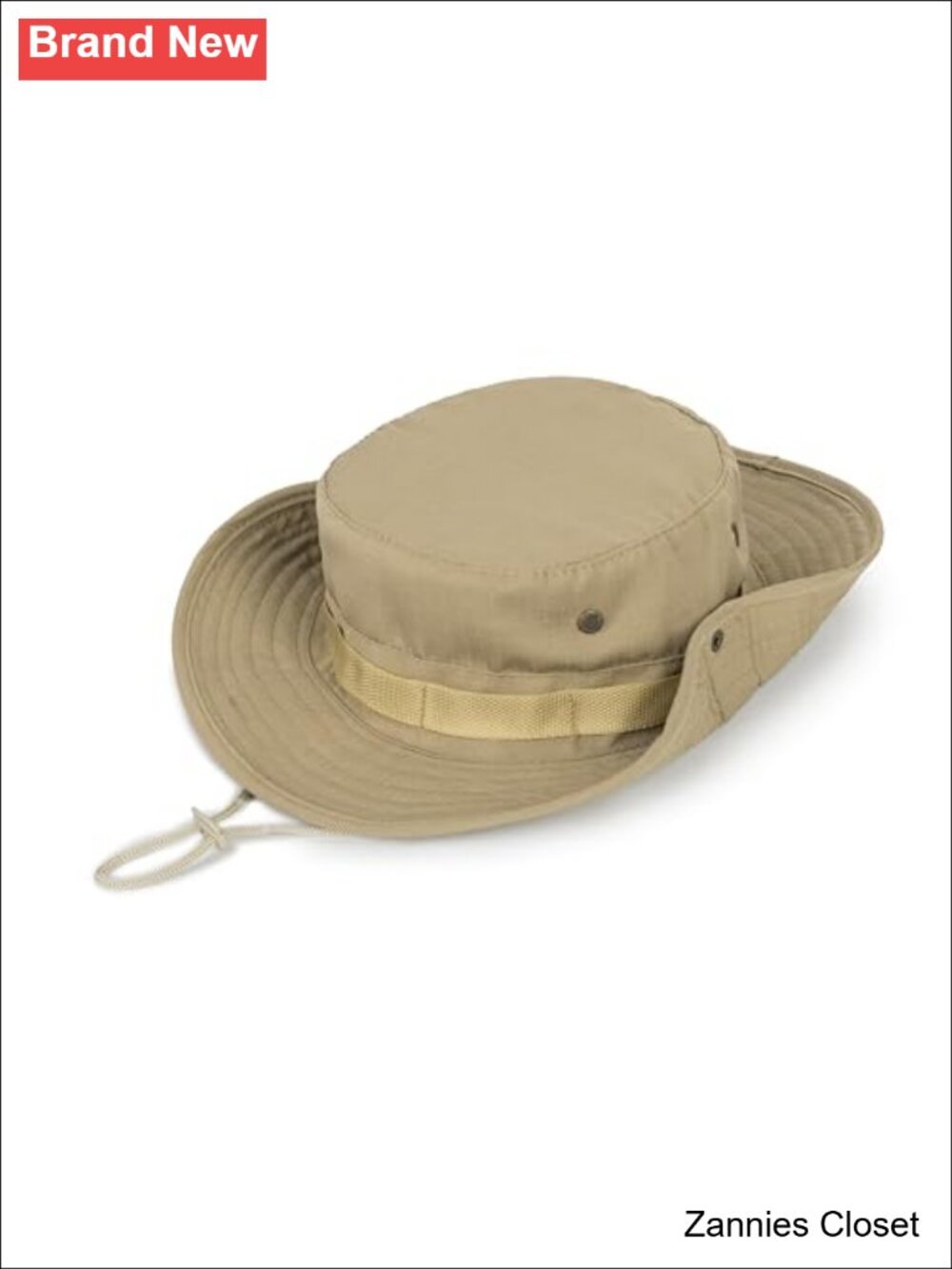🤠 Bawnhaw Cotton Boonie Bucket Hat UPF Sun Protection Wind Chin Strap Foldable